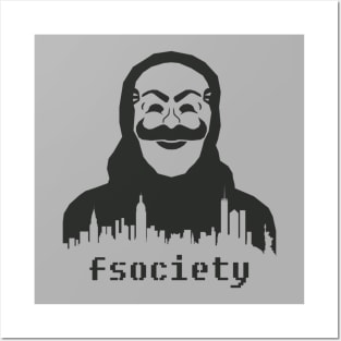 Mr Robot - FSociety - Mask Posters and Art